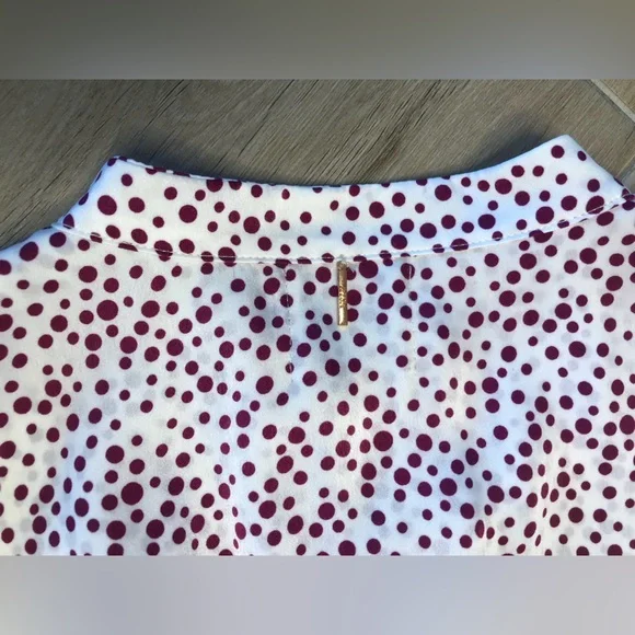 MISA Los Angeles Polka Dot Smocked Mini Dress XS NWT Ruffle Hem - Picture 5 of 5